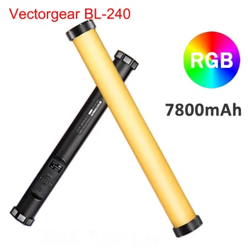 Vectorgear Bi-color Portabil Tub de Lumină Stick RGB Lumina de Umplere cu LED-uri de Fotografie de Iluminat HSL Foto Video Camera de Lumina VS Nanlite 6C