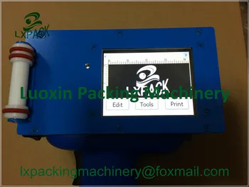LX-PACHET mai Mic Pret de Fabrica alb negru de cerneală inkjet printer sac de luare a mașinii de Plastic de mână On-line Continuă Inkjet Printer