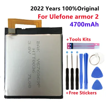Pentru Ulefone armura 2 baterii 4700mAh 100% Original, baterie 5.0 inch Helio P25 baterii Originale Accesorii Mobile +Instrumente