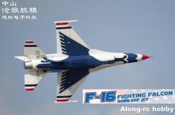 Freewing F-16 F16 Fighting Falcon 90mm FED Jet PNP sau kit+servo Retractabil F-16 avion avion/MODEL RC HOBBY