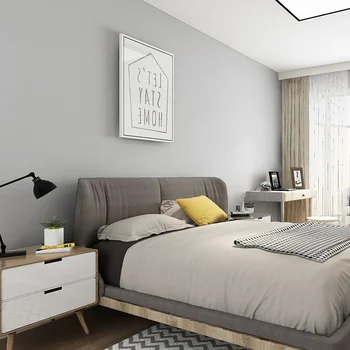 [Rezistent la apă și antivegetative] stil Nordic gri Argintiu Cyan tapet simplu, de culoare dormitor, camera de zi tapet de fundal