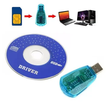 USB SIM Copy/Cloner Kit Cititor de cartele SIM GSM CDMA SMS Backup + CD Card Reader