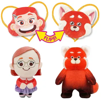 Nouă Cotitură Roșu Desene Animate Ursul De Pluș Păpușă Jucărie Roșie Mei De Cotitură Panda Anime Moi Umplute Păpuși De Pluș Peluche Jucării Pentru Copii Cadouri