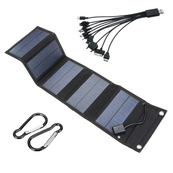 10W 5V Pliabil USB Panou Solar Portabil Pliant Celulă Solară rezistent la apa Panou Solar Încărcător de Putere Mobil Încărcător de Baterie