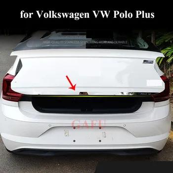 Autocolant auto pentru VW Polo Plus 2019 2022 2021 Accesorii din Oțel Inoxidabil Ușa din Spate Hayon Trim 1buc Camion Ușă Decor Benzi