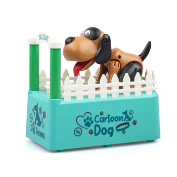 Noul Câine Mic Puggy Bancar Alimentat De La Baterie Robotic Monedă Ronțăind Bani De Jucărie Cutie Câine Mic Puggy Cadou Pentru Copii Ttoys Juguetes