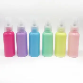 50ml de unică folosință din Plastic Goale Sticla cu Pulverizator Macaron Dulce Bomboane de Culoare Machiaj de Apă de Toner Depozitarea Titularul Container Cosmetice Aleatoare