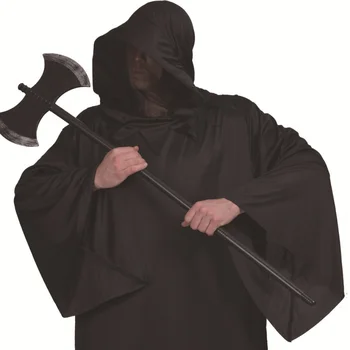 Costum de Halloween pentru Adulti Roba Neagra Războinic Cospaly Prop Costum Unisex Scenă de Carnaval Performanță Haine