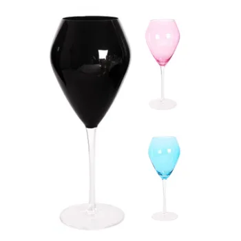 2 buc Artă Creativă Pocalul 240-600 ml de Cristal lucrate Manual din Sticlă de Vin Roșu, Șampanie Cupa Bar Set Accesorii Cadou