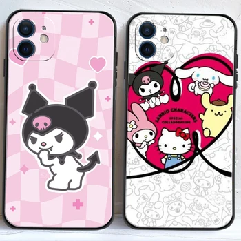 Hello Kitty Kuromi Cazuri de Telefon Pentru iPhone 11 12 Pro MAX 6S 7 8 Plus XS MAX 12 13 Mini X XR SE 2020 Coque Carcasa Moale TPU