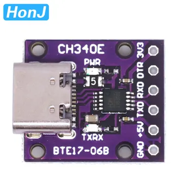 CH340E MSOP10 USB to TTL Serial Converter, 5V/3,3 V Alternative CH340G Modulul de Interfață de TIP C Pentru Arduino Pro Mini