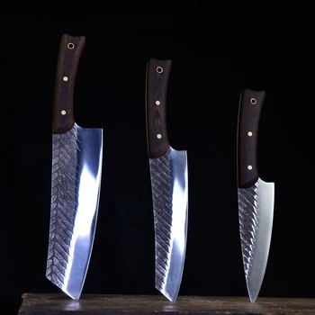 Longquan fantomă parte scriitor cu bucatarie cuțit de bucătărie de gătit set cutit handforged sacrificare cuțit de pește cuțit special