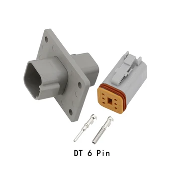 5 Seturi DT Impermeabil Conector de Sârmă DT04-6P-L012 de sex masculin și de sex feminin 6 Pin Auto Sigilate Mufa cu pini