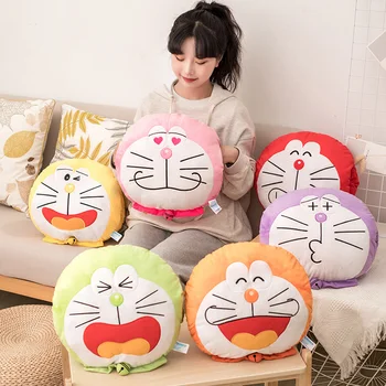 Hot Stand By Me Doraemon Jucării De Pluș Canapea Pernă Umplute De Desene Animate Anime Papusa Moale Pisici Mână Mai Calde, Perna Pentru Copii Fete Cadou