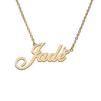 Personalizate personalizate Numele Coliere de Jade Mai buni Prieteni Ziua de Crăciun Mama de Zile de Bijuterii Cadouri