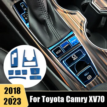 Pentru Toyota Camry XV70 70 2018-2020 2021 2022 2023 din Oțel Inoxidabil, Masina de Styling Potrivite Oprire Buton de Frână Autocolante de Acoperire Accesorii