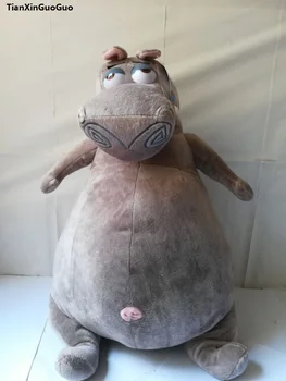 creative drăguț jucărie mare 50x30cm desene animate Madagascar hipopotam jucărie de pluș moale pernă cadou de Crăciun w0109