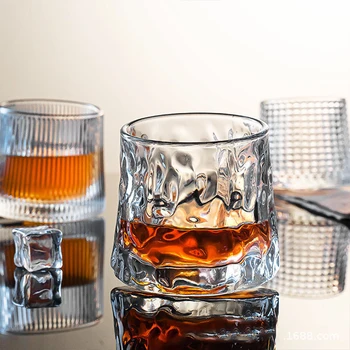 5 Buc Butuc Cupa Drinkware Bar Pahare de Bere Roti Pahar de Whisky Mulțime de Sticlă de Sticlă de Vin Acasă NC(de Origine) 101 - 200 ml Sticla