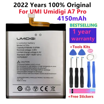 2022 Ani 100% Originale În Stoc Baterie Pentru UMI Umidigi A7 Pro A7Pro Telefon Mobil 4150mAh de Înaltă Calitate Li-polimer+Instrumente Gratuite
