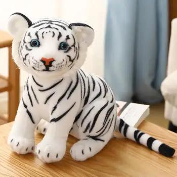 23cm Kawaii Simulare Realiste Tigru Jucării de Pluș, Păpuși Drăguț de Pluș Moale Animale Jucarii Copii Cadou Decor Acasă Kawaii Jucarii