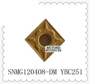 Original SNMG120408-DM YBC251 SNMG 120408 DM pentru MSSNR MSKNR MSBNR MSDNN cutite de Strung de Cotitură Instrument Insertii Carbură CNC Cutter