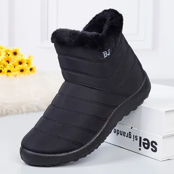 Oameni De Zăpadă Iarna Cizme Cald Pantofi Casual Plus Mocasini, Cizme 2021 Pantofi De Iarnă De Sex Masculin Cald În Aer Liber De Mers Pe Jos Adidași Bărbați Ghete
