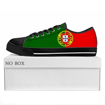 Portugalia Flag Low Top De Înaltă Calitate Adidasi Barbati Femei Adolescent Canvas Sneaker Portugalia Prode Casual Pereche De Pantofi Personalizate De Pantofi