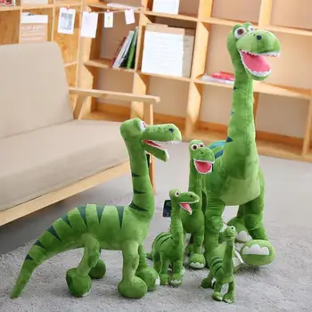 Dinozaur Jucărie De Pluș Păpușă Mare De Dormit Perna Drăguț Pentru Băieți Și Fete Verde Tyrannosaurus Rex Ziua De Halloween, Cadou Jucarii