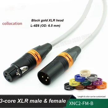 L-4E6 Conector XLR Audio Mufa 3 Pini Culoare Conector Difuzor Audiofil HIFI Microfon Amplificator de Microfon Cablu Audio