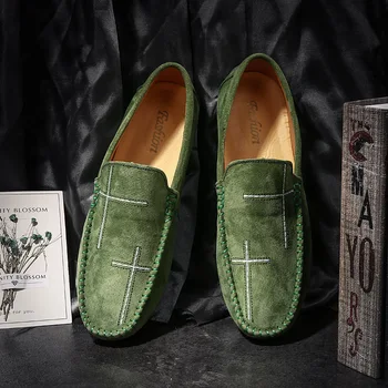 Brand de lux Pantofi de Piele pentru Barbati Mocasini 2022 Noi Zapatos De Hombre Adidași de Moda Slip-on Pantofi Barbati Casual Plus Dimensiunea 48