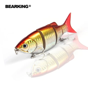 Bearking Fierbinte model 5pcs/lot de pescuit nada Swimbait articulat 80mm 10g greu momeală de pește proaspăt de apă atrage minnow transport gratuit