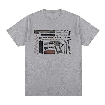Glock anatomice Rece Pistol Armă Pistol de Încredere t-shirt Bumbac Barbati tricou New TEE TRICOU Femei topuri