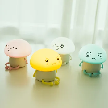 Creative Silicon Lumina Senzor Tactil LED-uri USB Pat Lumina de Desene animate Drăguț pentru animale de Companie Atmosferă plină de culoare, Lumina, Lumina de Noapte pentru Copii Dormitor