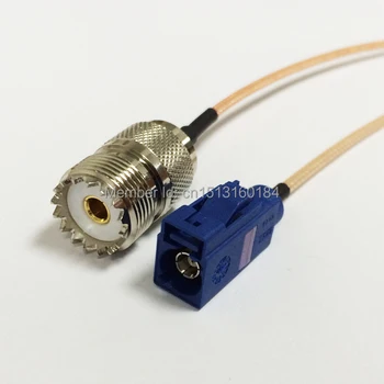 Noul Modem Coaxial Coadă UHF Feminin Conector Jack Comutator Conector FAKRA RG316 Cablu 15CM 6