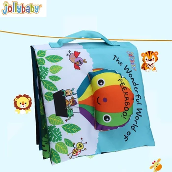 Jollybaby Copil Drăguț Jucării Pentru Copii Mai Devreme Pânză Cărți Colorate De Învățare De Învățământ De Desfășurare A Activității Cărți Ratteles Telefoane Mobile
