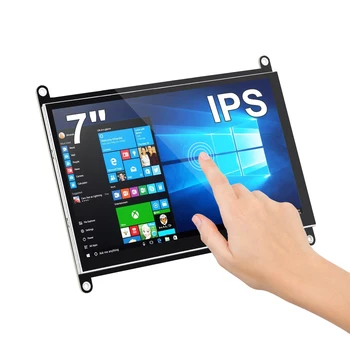 7 Inch Raspberry Pi Ecran 1024*600 Ecran Tactil Capacitiv IPS LCD,HDMI/VGA Interfață de Afișare Suport de Zmeura