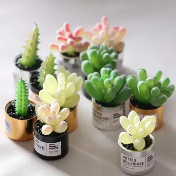 Plante Ghivece in Miniatura Inofensiv Manopera Amenzii Păpuși Accesorii Amuzante Păpuși Jucărie Miniaturi pentru Divertisment