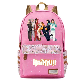 Anime Haikyuu!! Rucsac Casual Pânză De Înaltă Calitate Packsack Ghiozdan Teenger Mochila Unisex Student Travel Geanta De Laptop