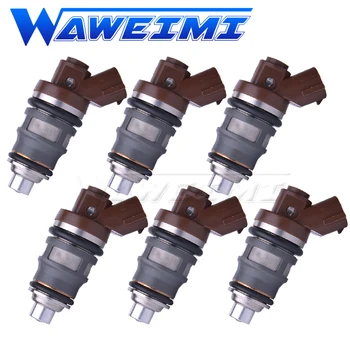 WAWEIMI Brand Nou 6x OE 1001-87092 800cc Injectorului de Combustibil Pentru Toyota MR2 Celica Supra Turbo Nou Sosire Mare Performanta 100187092