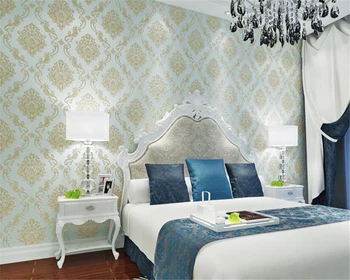 beibehang decor Interior tablou de lux în stil European Damasc hârtie de perete dormitor papel de parede 3d tapet tapety