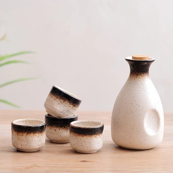 Stil japonez dragul ceramica dozator de băuturi de vin oală de vin alb set de ceasca de uz casnic de înaltă temperatură tuburi ceramice accesoriile de bar winebowl
