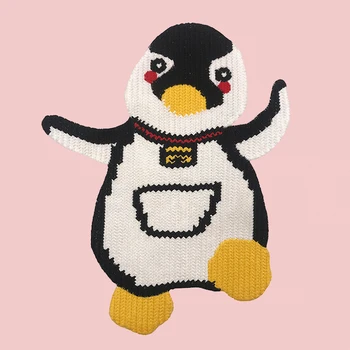 Broderie Aplicatiile Fericit Pinguin，Coase pe Patch-uri pentru Accesorii de Îmbrăcăminte Decora