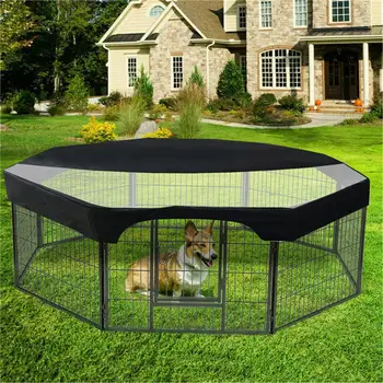 Cușcă De Animale Câine Poarta De Companie Gard Gard Pliabil Catelus Mic Țarc Ladă Canisa Casa Exercițiu De Formare Cușcă De Câine Consumabile