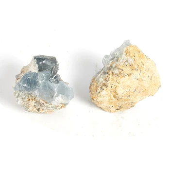 Naturale Celestite Cristal Piatră Brută Cluster Cer Albastru Geode Dur Mineral Specimen Ornamente De Piatra De Cristal Decor