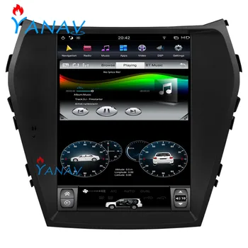 10.4 inch Android 9 WiFi Navigare GPS Pentru Hyundai IX45 Santa Fe 2013-2018 Verticale Touch Screen, Radio, Dvd Player Stereo Auto