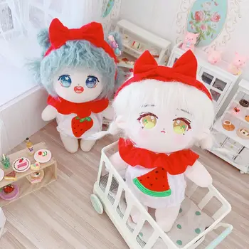 capsuni 20cm Baby Doll Papusa de Plus Haine Fluture Bentita costum de Jucărie, Păpuși, Accesorii pentru Coreea de Kpop EXO Idol Păpuși Cadou