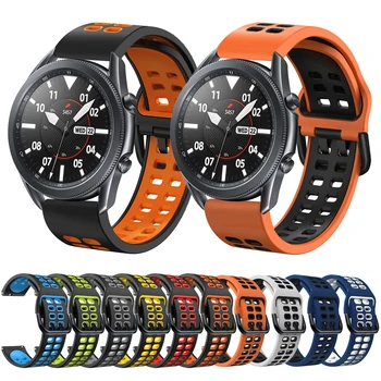 Sport Band Pentru Samsung Galaxy Watch 3 45mm 41mm/Galaxy Watch 46mm/S3 Smartwatch Curea Silicon Înlocuire Curea Brățară