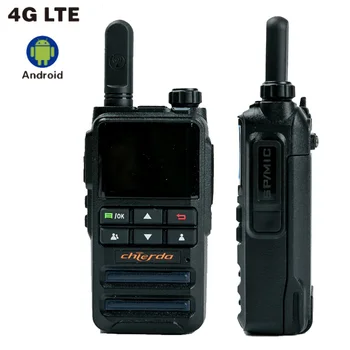 Rețeaua 4G LTE Două Fel de Radio ieftine Radio Portabil de Mare Capacitate 4800mAh Walkie Talkie Cu 2G/3G/4G cu Sim Card