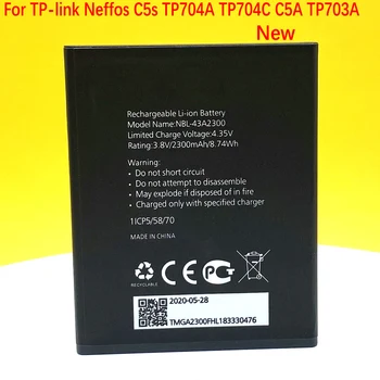 NOI NBL-43A2300 Baterie Pentru TP-link Neffos C5s TP704A TP704C C5A TP703A Telefon Mobil În Stoc