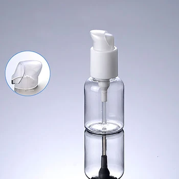 50 ml de Călătorie de Plastic Transparent Emulsie unică folosință, Sticle cu Pulverizator Sampon Crema Borcan, 1.7 oz Loțiune Cosmetice Sticla